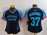 Women's Los Angeles Dodgers #37 Teoscar Hernandez Navy 2024 All Star Limited Stitched Jersey,baseball caps,new era cap wholesale,wholesale hats